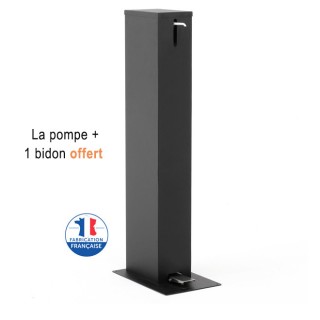 Borne Distributeur de gel hydroalcoolique à pédale