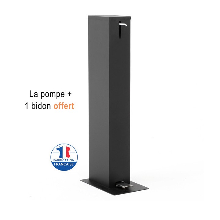 Borne Distributeur de gel hydroalcoolique à pédale