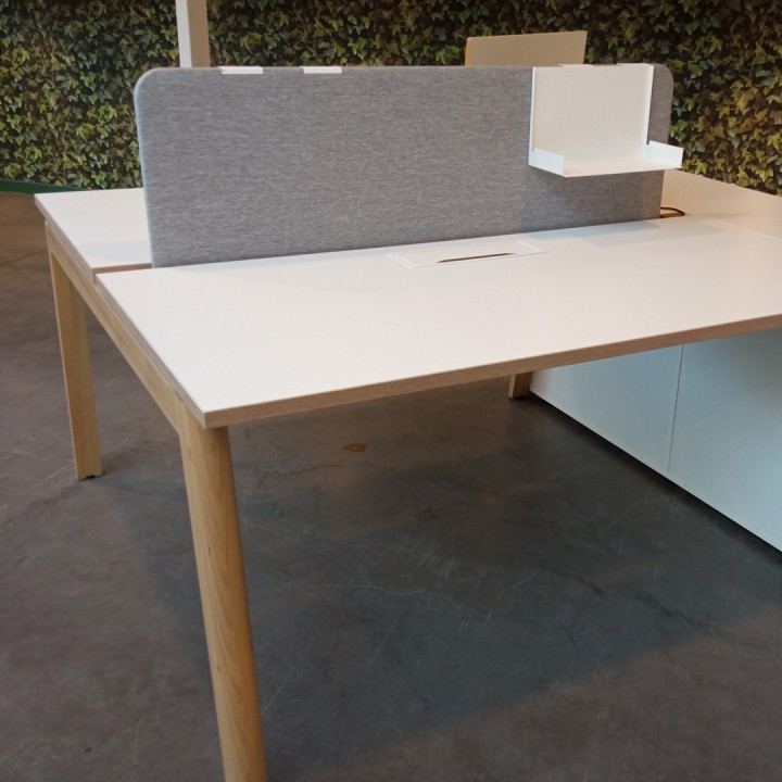 Cloison séparatrice de bureau en tissu | Gosto