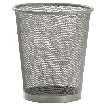 Corbeille à papier métallique