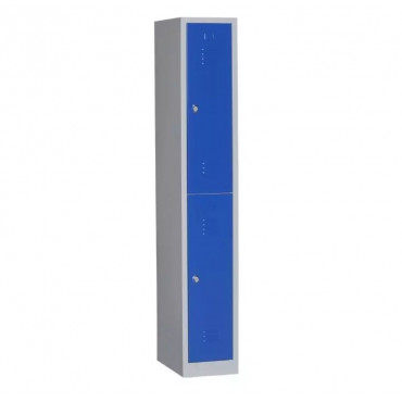 Vestiaire à monter, bi-place, 2casiers