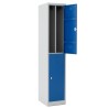 Armoire vestiaire industrie salissante bi place 2 casiers H180 cm L40cm