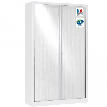 Armoire à Rideaux métallique H198xL120xP43 cm non Feu Vinco
