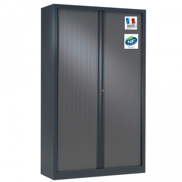 Armoire à Rideaux métallique H198xL120xP43 cm non Feu Vinco