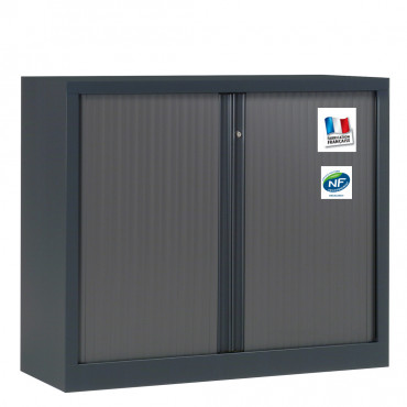Armoire à Rideaux métallique H100xL120xP43 cm non Feu Vinco
