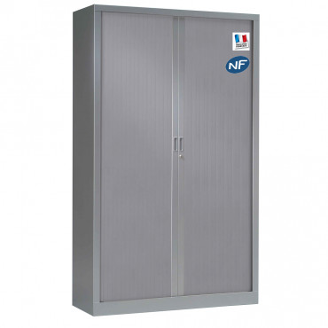 Armoire à Rideaux métallique H198xL120xP43 cm Francaise Vinco