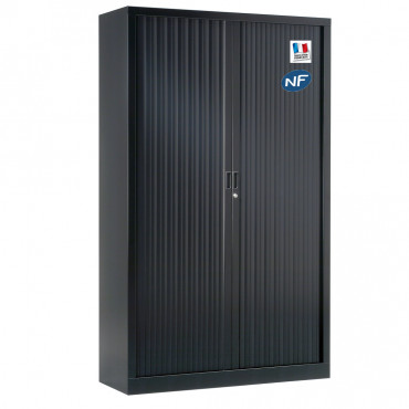 Armoire à Rideaux métallique H198xL120xP43 cm Francaise Vinco