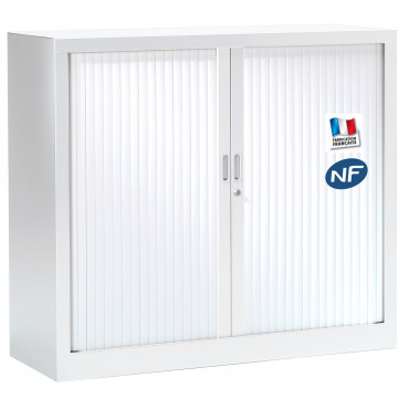Armoire à Rideaux métallique H100xL120xP43 cm Francaise Vinco