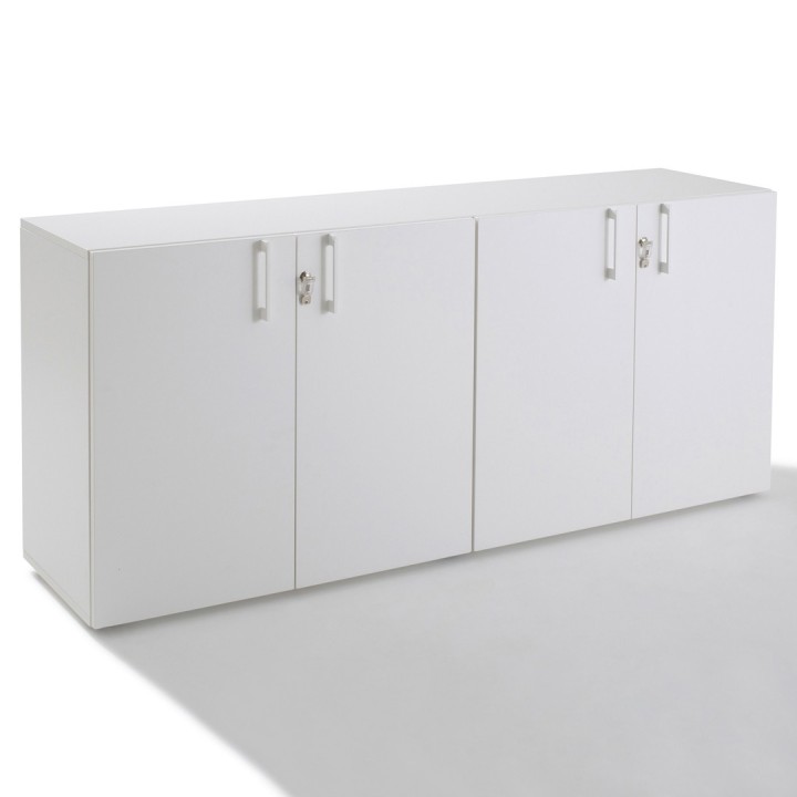 Armoire porte battante bout de bureau hauteur 74cm Largeur 164 cm |GOSTO