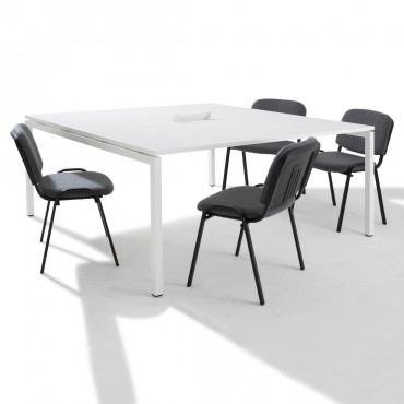 Table de réunion 8 personnes Sierra L160 x P164 cm