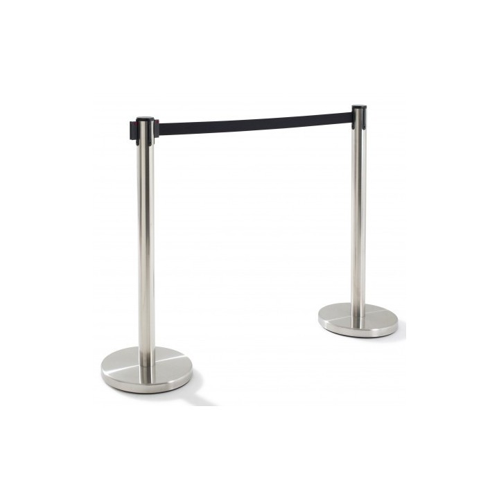 Poteau de Guidage à sangle de longueur 3 m en acier chromé