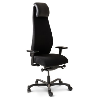 Fauteuil de bureau Oxford tissu haut dossier - vue générale