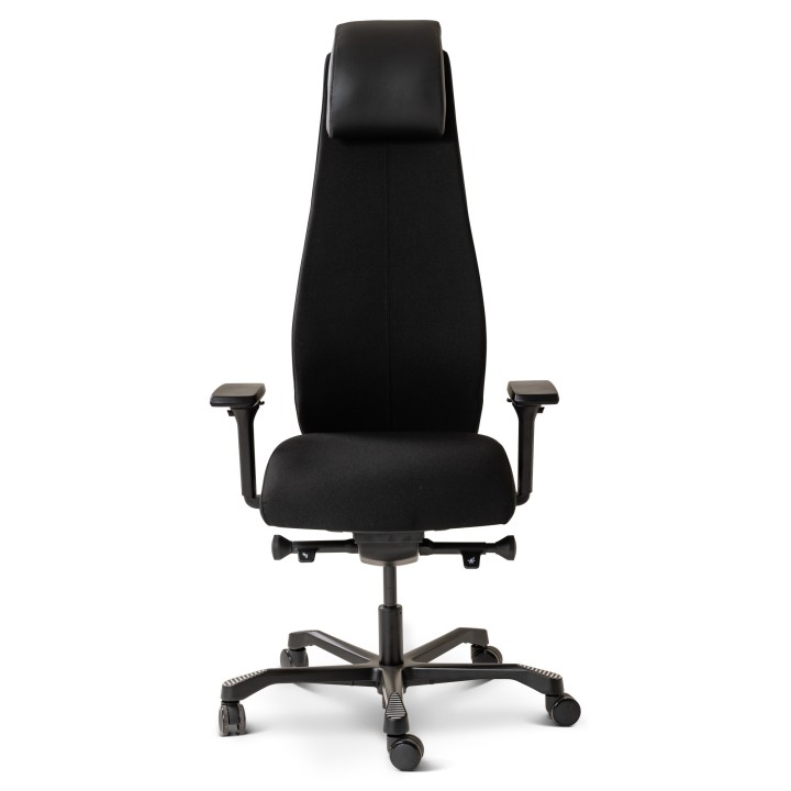 Fauteuil de bureau Oxford tissu haut dossier - vue de face