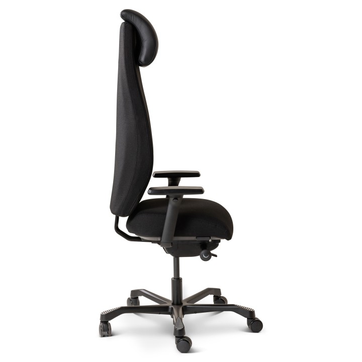 Fauteuil de bureau Oxford tissu haut dossier - vue de profil