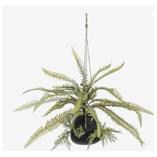 Plante suspendue artificielle Fougères