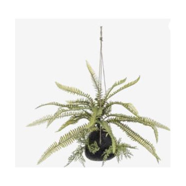 Plante suspendue artificielle Fougères 35 cm