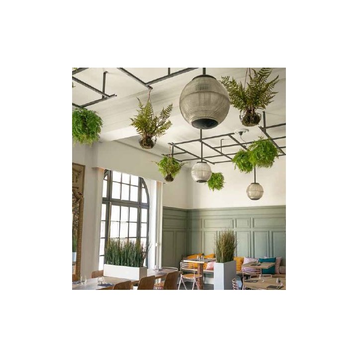 Plante suspendue artificielle Grandes Fougères 95 cm de haut