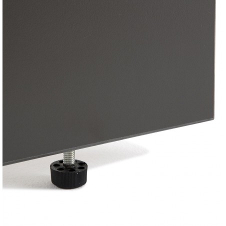 Bureau d'angle compact Panneaux GRIS ANTHRACITE