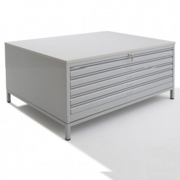 Meuble à plans A0 - 5 tiroirs - H53 X L140 CM