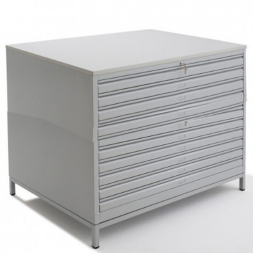 Meuble à plans A0 - 10 tiroirs - H105 X L140 CM