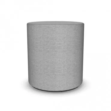 Pouf rond en tissu