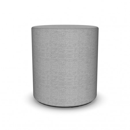 Pouf rond en tissu