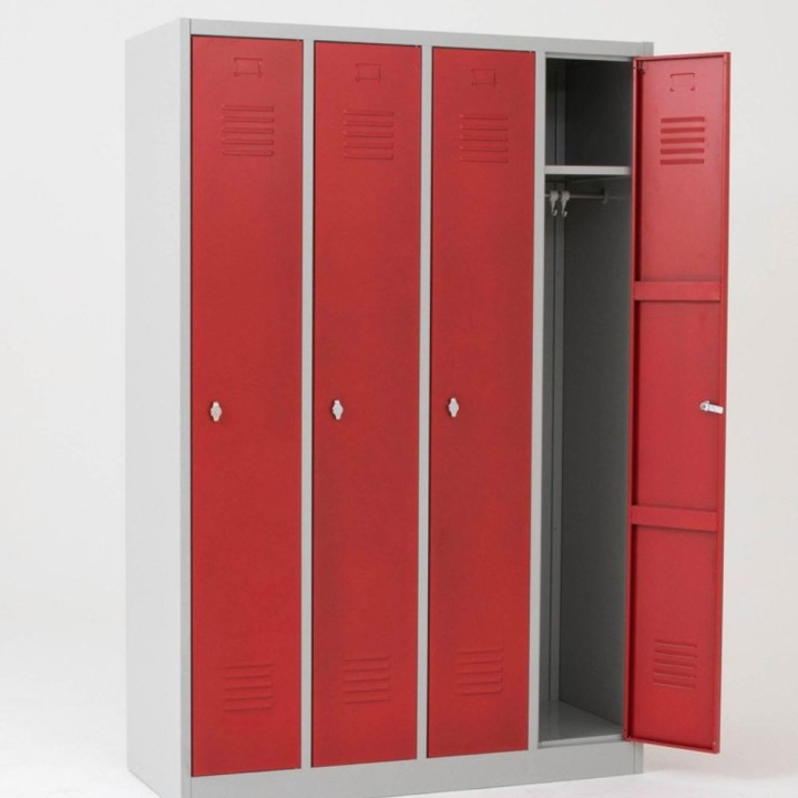 Vestiaire industrie semi monobloc 4 cases propre | GOSTO