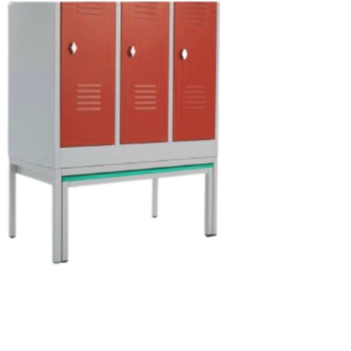 Vestiaires double métalliques 6 cases biplace | Gosto