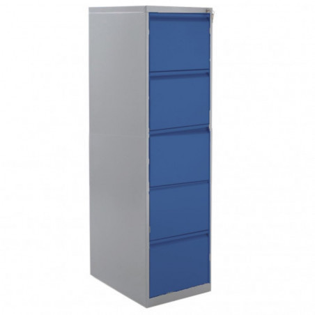 Caisson armoire de bureau placard de rangement mobile avec roulettes et  serrure pour documents et dossier suspendu avec