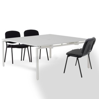 Table réunion rectangulaire 8 personnes Pure | Gosto