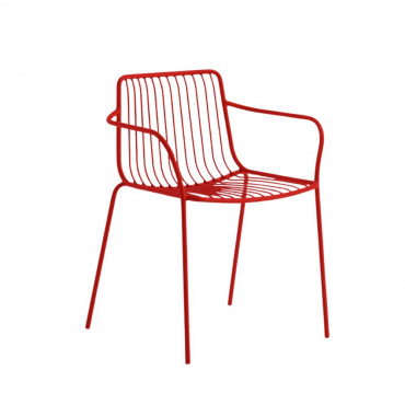 Chaise d'extérieur Nolita avec accoudoirs