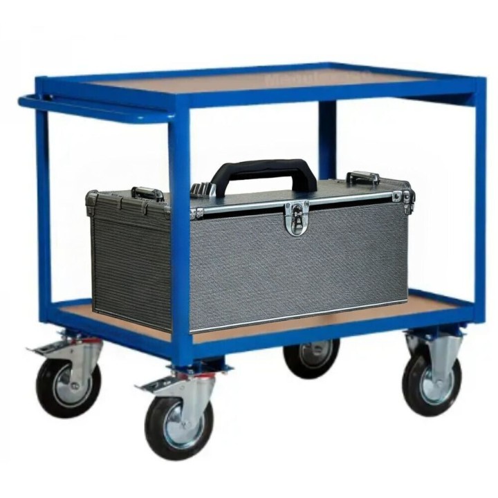 Chariot d'atelier, 2 plateaux, capacité 300kg | Gosto