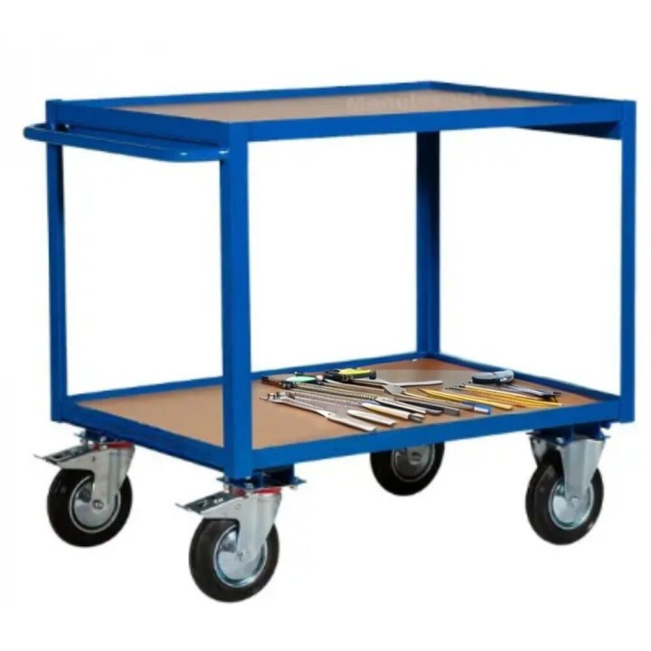 Chariot d'atelier, 2 plateaux, capacité 300kg | Gosto