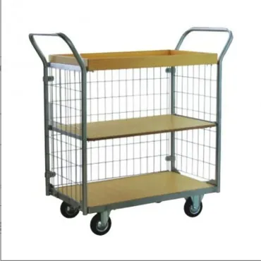 Chariot de manutention, 3 plateaux, capacité 200kg