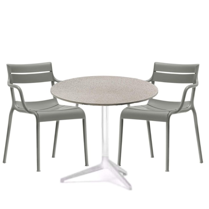 Table bistrot terrasse 2 personnes | Gosto