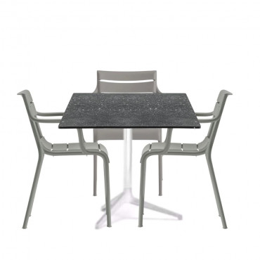 Table bistrot carré 3 personnes