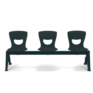 Chaises sur poutre coque en polypro | Gosto