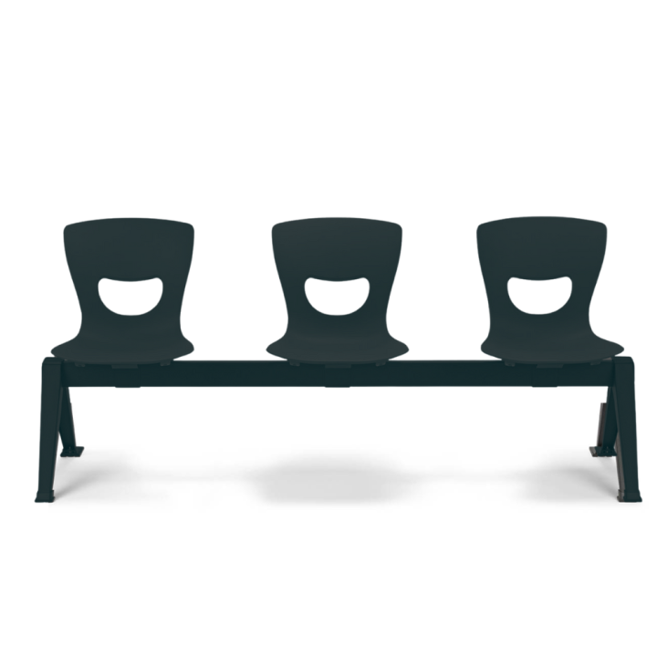Chaises sur poutre coque en polypro | Gosto