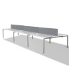 Bench de 6 bureaux pour open space - Gamme pure