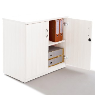 Armoire bout de bureau portes battantes-Gosto