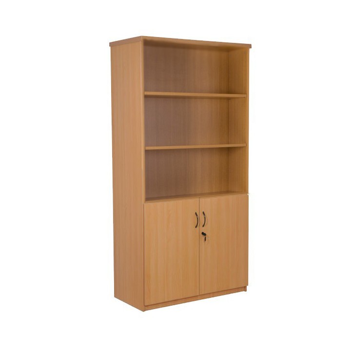 Armoire bibliothèque en bois, hauteur 180 cm, largeur 90cm-Gosto