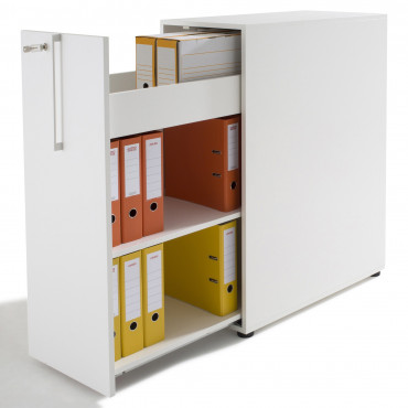 Caisson hauteur bureau bois Wist 2T+1DS