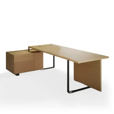 Bureau de direction Design Gamme PLANA avec caisson