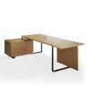 Bureau de direction Design Gamme PLANA avec caisson