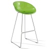 Tabouret de bar vert Gliss 906