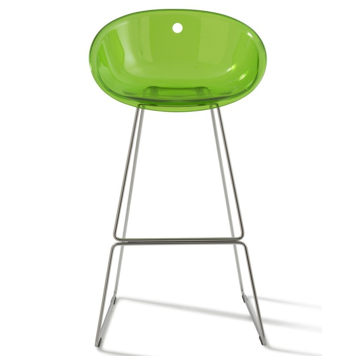 Tabouret de bar vert Gliss 906 | Gosto