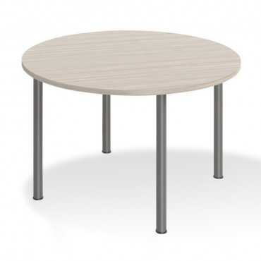 Table de réunion ronde 4 personnes D.120 cm