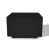 Pouf cocoon en tissu noir