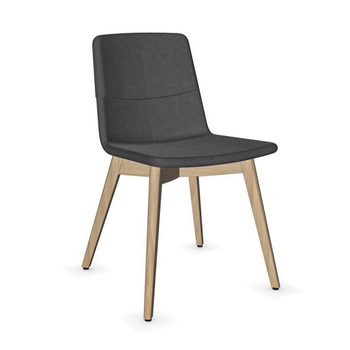 Chaise 4 pieds salsa sans accoudoirs | Gosto