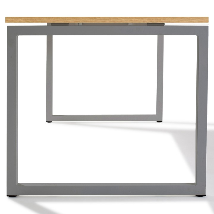 Bureau Droit Cube plateau chêne ambré | Gosto